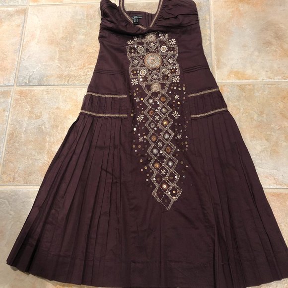 Mango Ladies art deco styled dress - Picture 2 of 6